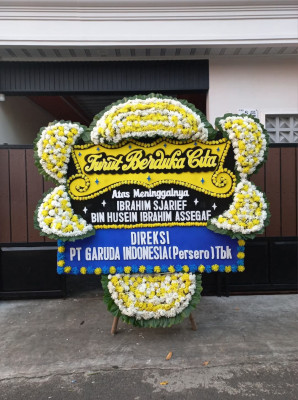 Papan Bunga Duka di Geger